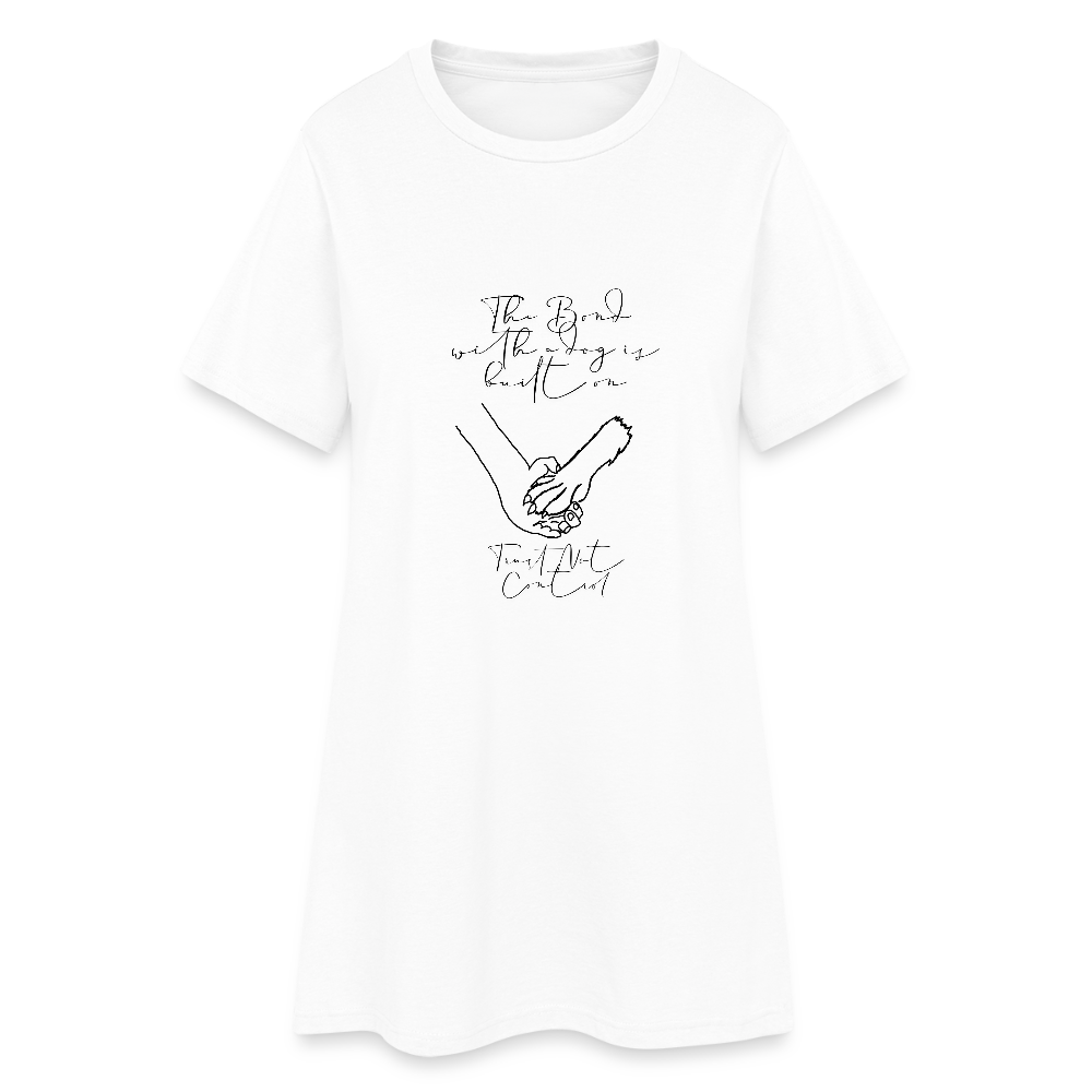 Women’s T-Shirt Dress - white