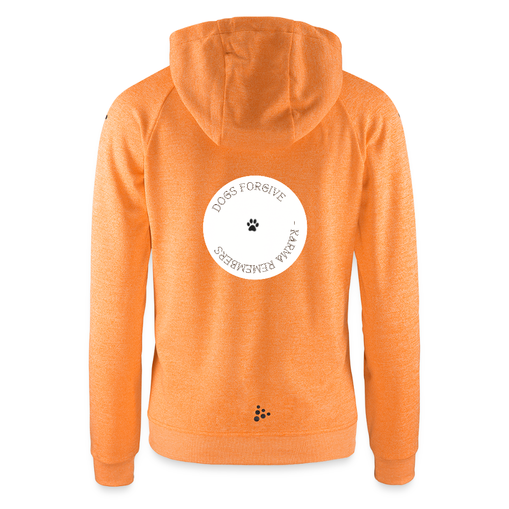 CRAFT ADV Unify Women's Hooded Jacket - heather bright orange