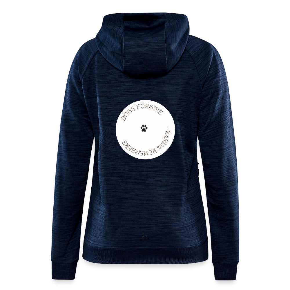 CRAFT ADV Unify Women's Hooded Jacket - heather navy