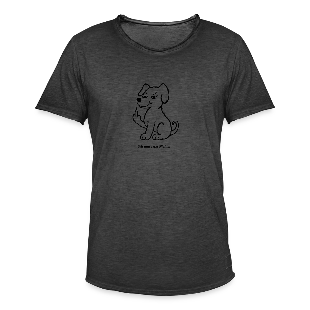 Men’s Vintage T-Shirt - washed black