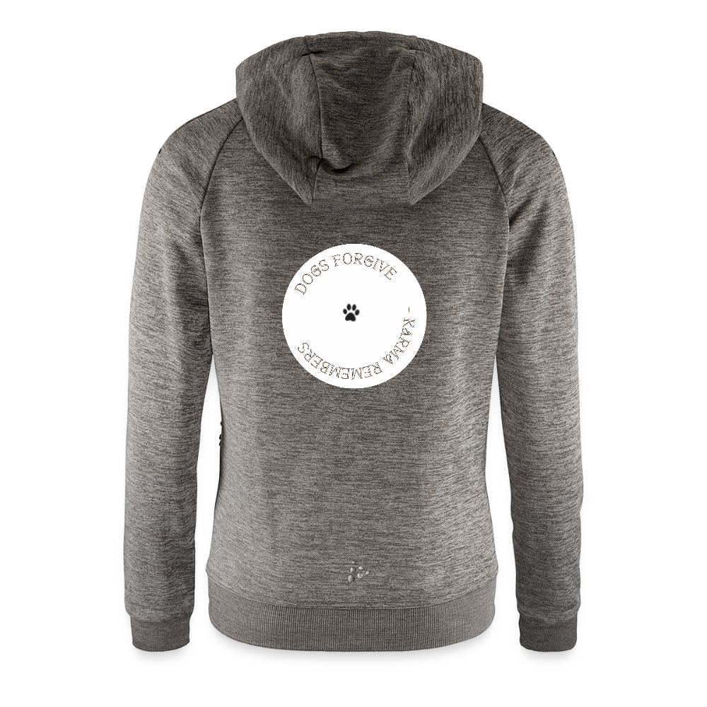 CRAFT ADV Unify Women's Hooded Jacket - dark heather grey