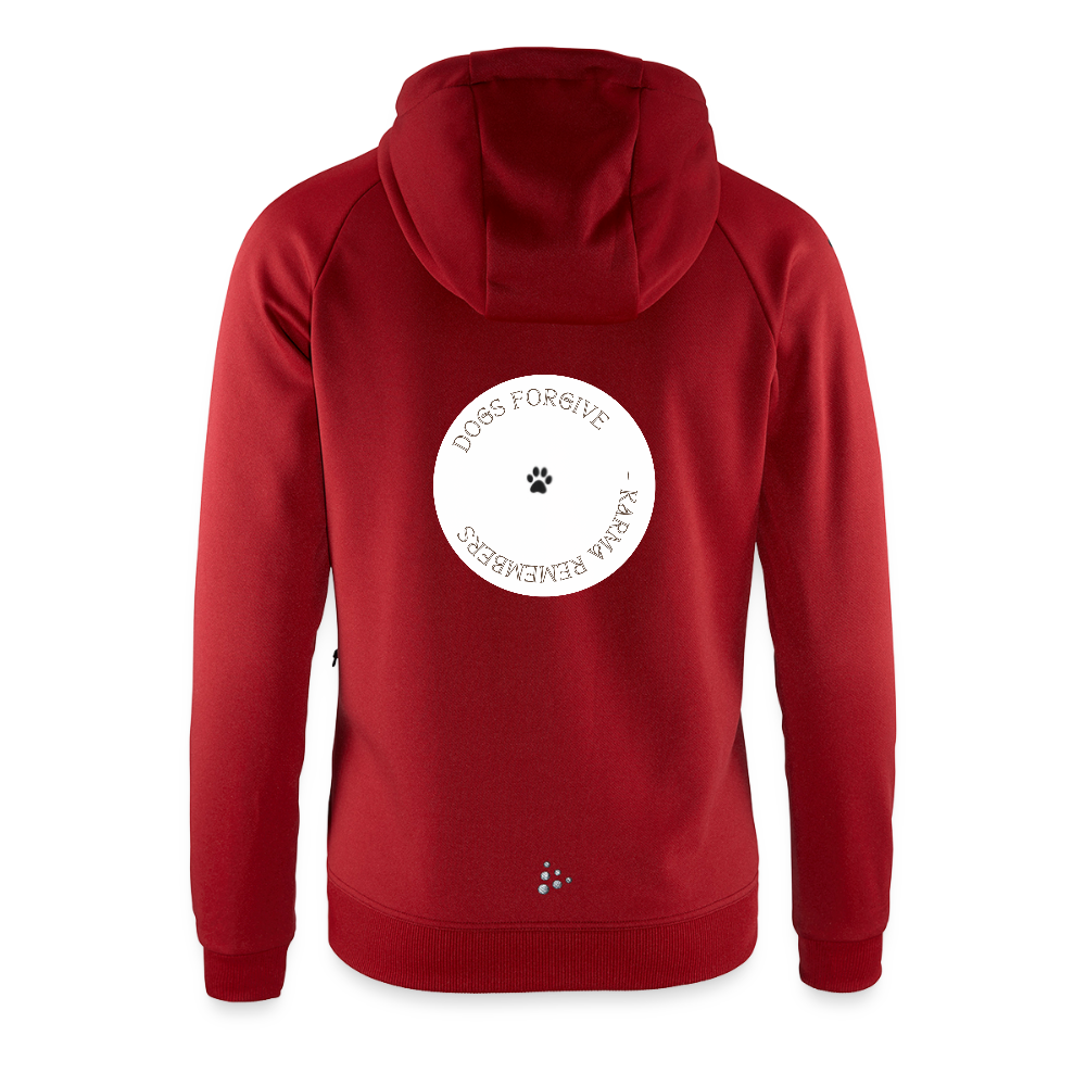 CRAFT ADV Unify Women's Hooded Jacket - dark red