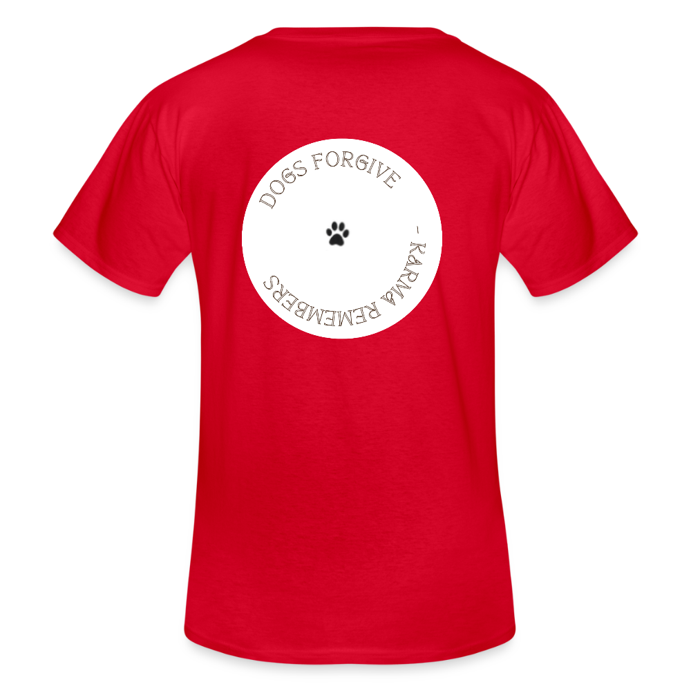 Men's V-Neck T-Shirt - red