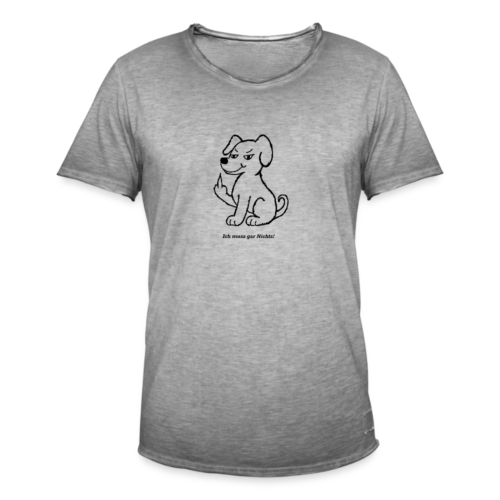 Men’s Vintage T-Shirt - vintage grey