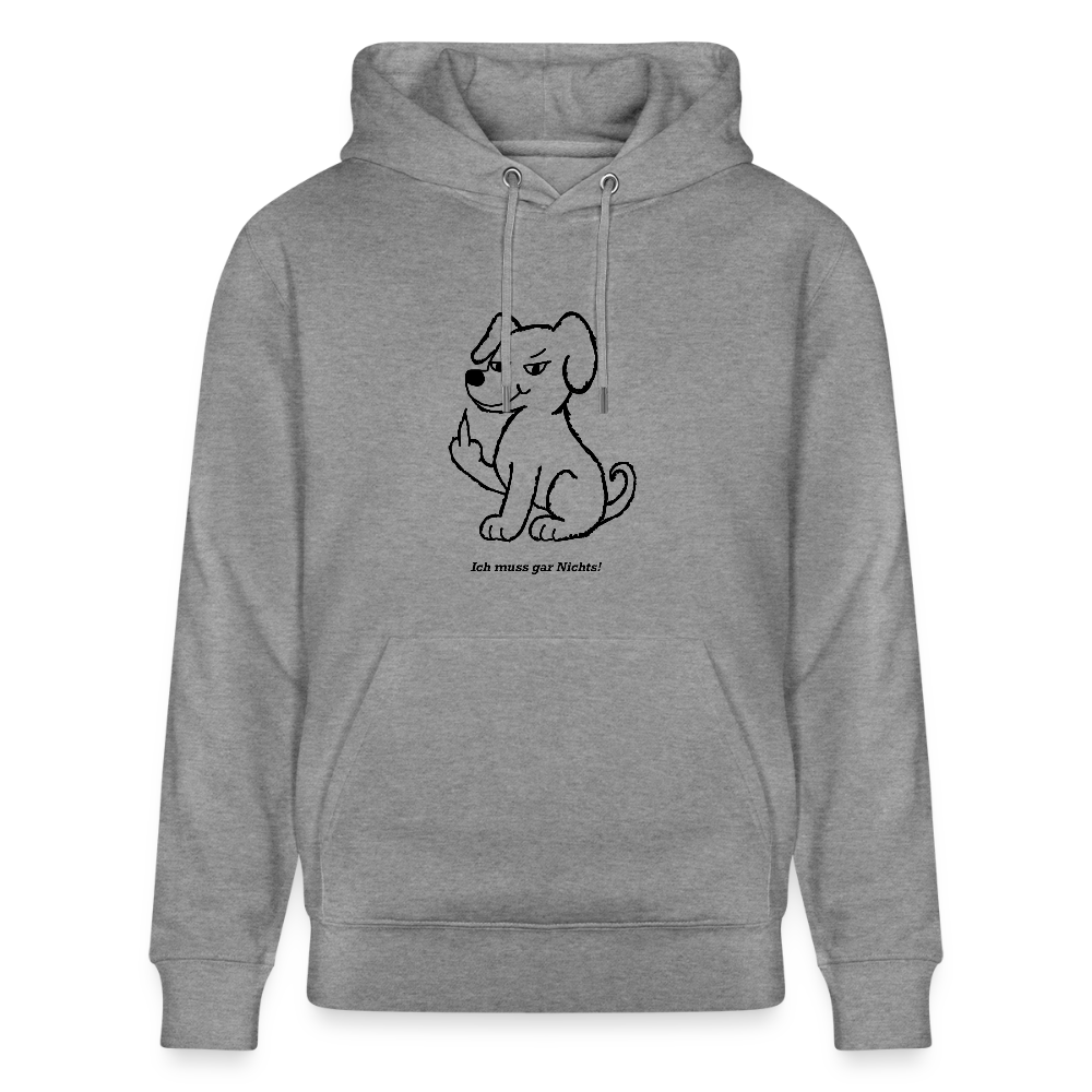 Stanley/Stella CRUISER Unisex Organic Hoodie - slub heather grey